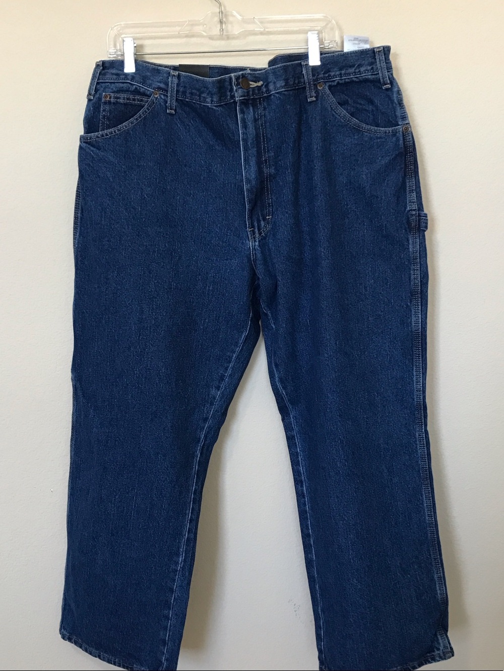 Dickies Men's Relaxed Dark Blue Denim Jeans